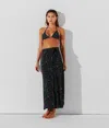 Karl Lagerfeld Geometric Print Beach Wrap Skirt