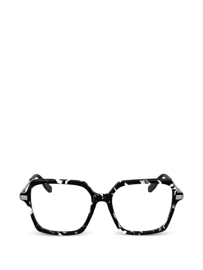 Karl Lagerfeld Geometric-frame Glasses In Black