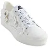 Karl Lagerfeld Georgia Womens Leather Lace-up Casual And Fashion Sneakers In White