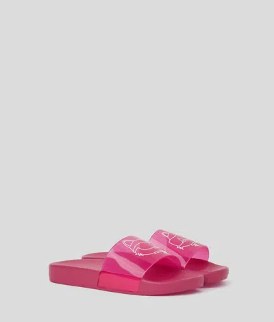Karl Lagerfeld Girls Ikon Choupette Sliders
