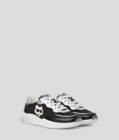 Karl Lagerfeld Girls Ikon Sneakers In Black