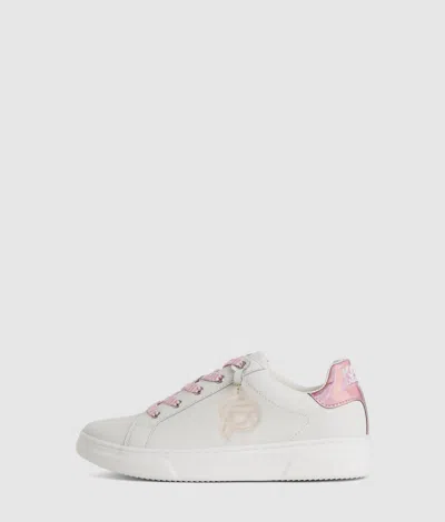 Karl Lagerfeld Girls Ikon Sneakers In White