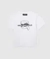 Karl Lagerfeld Girls Ikon T-shirt In White
