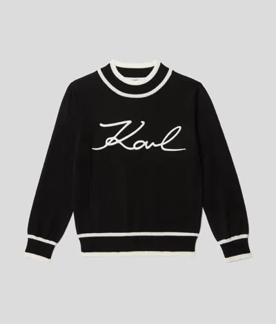 Karl Lagerfeld Girls Karl Signature Sweater