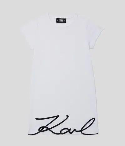 Karl Lagerfeld Girls Karl Signature T-shirt Dress
