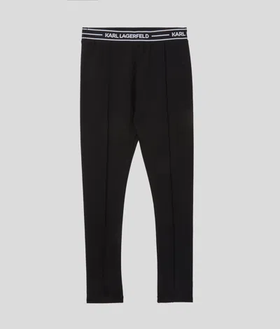 Karl Lagerfeld Girls Leggings In Black