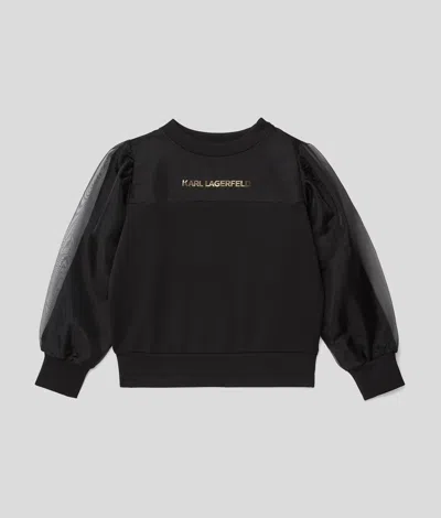 Karl Lagerfeld Girls Organza Sweatshirt