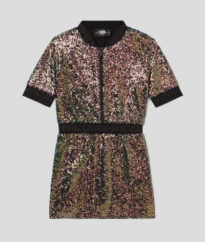 Karl Lagerfeld Girls Sequin Dress