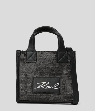 Karl Lagerfeld Girls Sequin Tote Bag