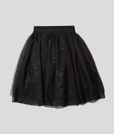 Karl Lagerfeld Girls Tutu Skirt In Black