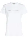 Karl Lagerfeld Logo-print T-shirt In White