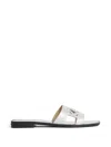 Karl Lagerfeld Glitter-effect Slides In Multi