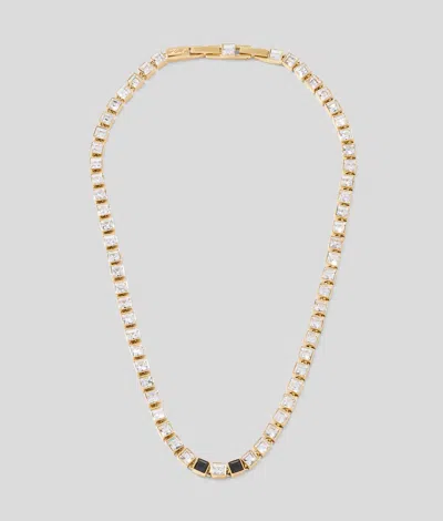 Karl Lagerfeld Gold Crystal Necklace