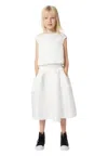 Karl Lagerfeld Gonna Bambina  In Ivory