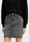 Karl Lagerfeld Gonna Klj Karl Denim Skirt In Gray