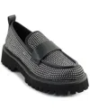 Karl Lagerfeld Paris Grady Crystal Lug Sole Loafer In Black