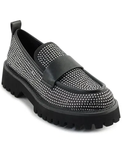 KARL LAGERFELD WOMEN'S GRADY ALMOND TOE LOAFERS