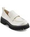 Karl Lagerfeld Paris Grady Crystal Lug Sole Loafer In Soft White