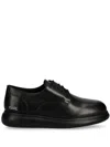 Karl Lagerfeld Granby Leather Derby Shoes In Schwarz