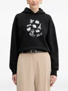 Karl Lagerfeld Graphic-print Hoodie In Black