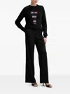 Karl Lagerfeld Graphic-print Sweatshirt In Black