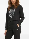 Karl Lagerfeld Graphic-print Sweatshirt In Black