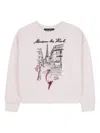 Karl Lagerfeld Graphic-print Sweatshirt In Pink