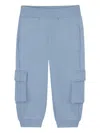 Karl Lagerfeld Graphic Sweatshirt And Cargo Pants Set In Blue