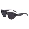 Karl Lagerfeld Gray Injected Sunglasses In Gray