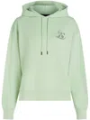 Karl Lagerfeld Green Hoodie Gum Drawing Table In Green