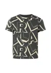 Karl Lagerfeld Grey T-shirt For Girl With Logo In Gray