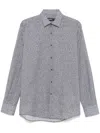 Karl Lagerfeld Grid-pattern Shirt In White