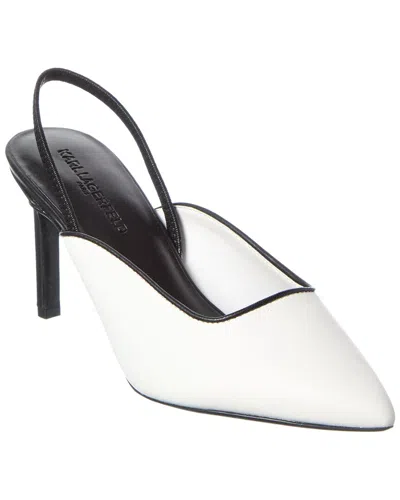 Karl Lagerfeld Grier Pump In White