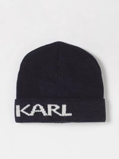 Karl Lagerfeld Hat Men  In Blue