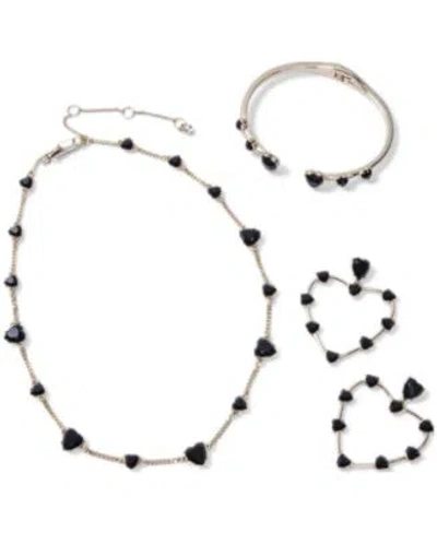 Karl Lagerfeld Heart Stone Collection In Brown