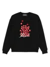 Karl Lagerfeld Organic-cotton Sweatshirt In Black