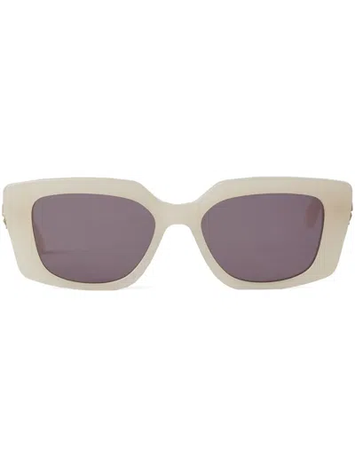 Karl Lagerfeld Heritage Rectangle-frame Sunglasses In Neutrals