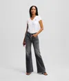 Karl Lagerfeld High-rise Button-fly Flared Jeans