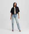 Karl Lagerfeld High-rise Button-fly Straight Jeans