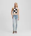 Karl Lagerfeld High-rise Split-hem Skinny Jeans