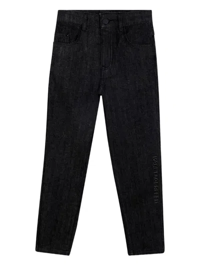 Karl Lagerfeld High-waisted Jeans In Neutral