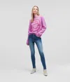 Karl Lagerfeld High-waisted Skinny Jeans In Blue