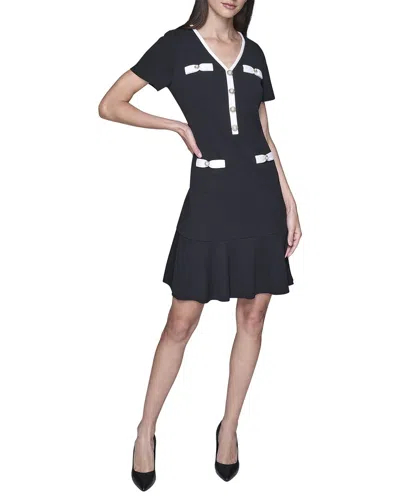 Karl Lagerfeld Holiday Dress In Black