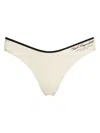 Karl Lagerfeld Hotel Karl High-rise Bikini Bottoms In White