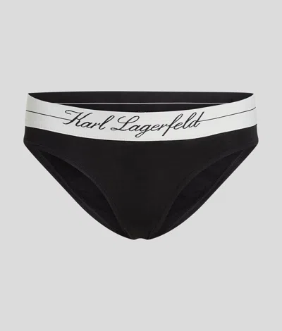 Karl Lagerfeld Hotel Karl Briefs In Black