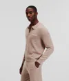 Karl Lagerfeld Hotel Karl Cashmere Loungewear Sweater In Neutral