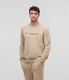 Karl Lagerfeld Hotel Karl Cashmere Sweater In Brown