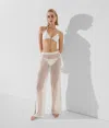 Karl Lagerfeld Hotel Karl Crochet Pants In White