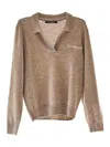 Karl Lagerfeld Hotel Karl Kashmere Sweater In Brown