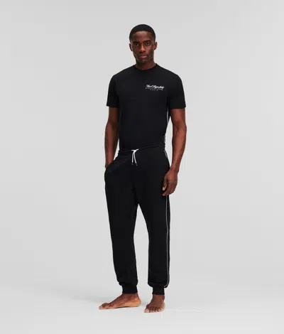 Karl Lagerfeld Hotel Karl Loungewear Sweatpants In Black